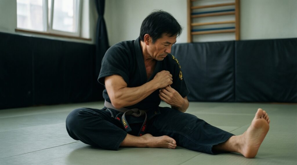 Синергия йоги и боевых искусств: как совместить гибкость и силу - иллюстрация