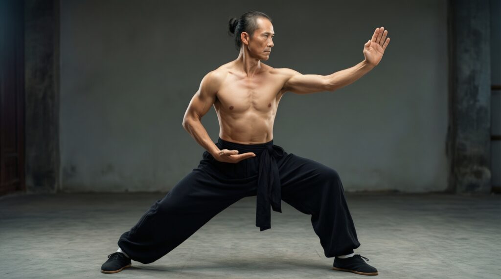 Боевые стойки и асаны: что общего в устойчивости, центре тяжести и контроле тела - иллюстрация