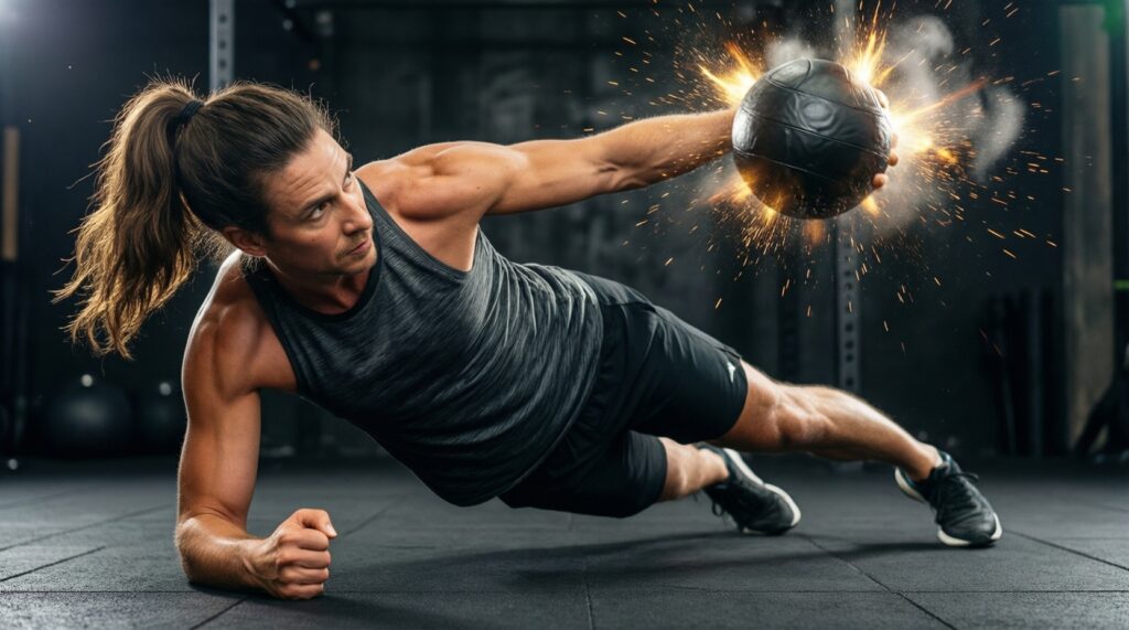 Сила удара и сила корпуса: упражнения из функционального тренинга + восточные подходы - иллюстрация