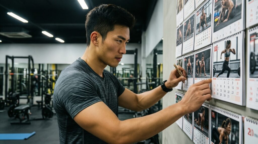 Как построить неделю тренировок: силовые + техника + йога + восстановление - иллюстрация