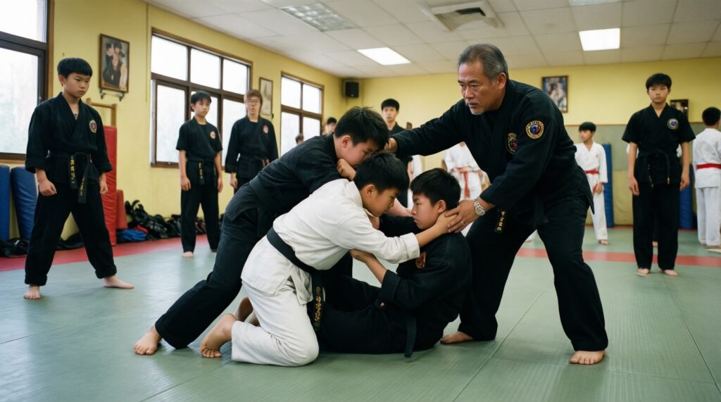 Самооборона и саморазвитие: как тренировки меняют характер, границы и уверенность в себе - иллюстрация