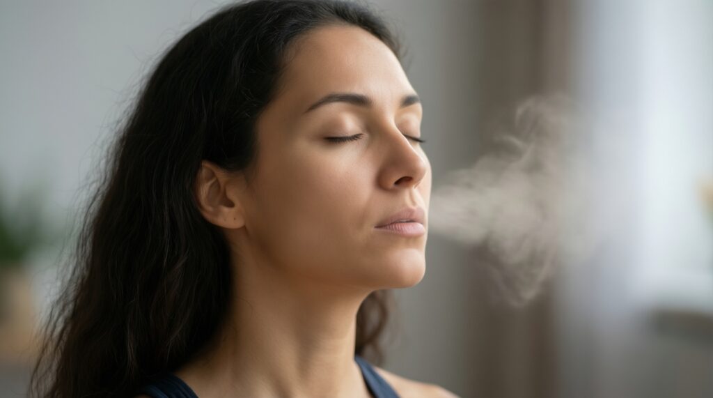 Дыхательные техники (пранаяма) для выносливости в спарринге и кардио - иллюстрация