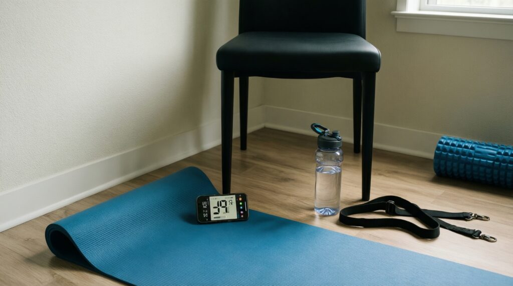 Мягкая растяжка после тренировки: йога-комплекс для восстановления бойца - иллюстрация