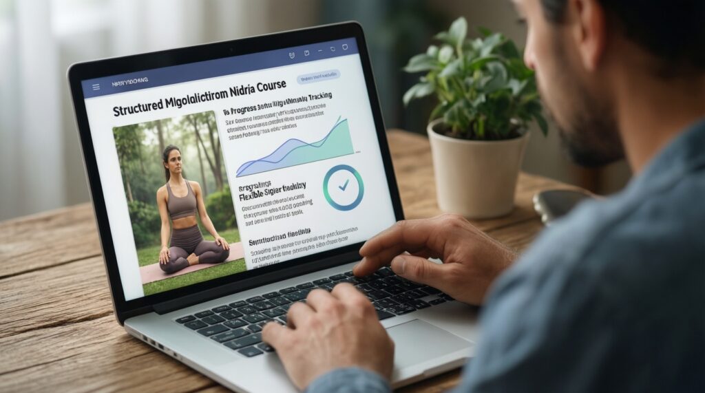 Восстановление нервной системы: йога-нидра и практики расслабления после тяжелых тренировок - иллюстрация