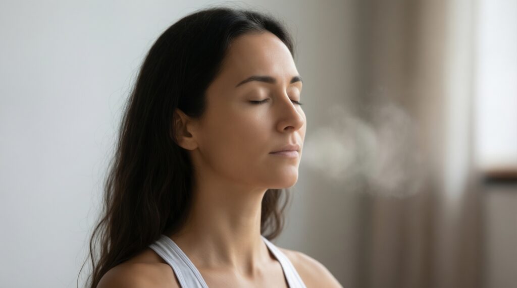 Практики для дыхания носом: влияние на кардио, стресс и качество сна - иллюстрация