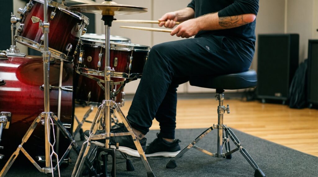 Мягкая мобилизация суставов из йоги для ударников: плечи, таз, голеностоп - иллюстрация