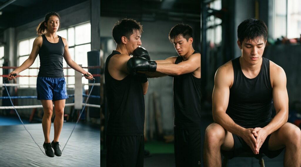 Недельный план: пример программы, где йога дополняет ударку/грэпплинг и ОФП - иллюстрация