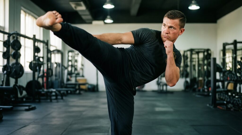 Растяжка без фанатизма: как развивать гибкость и не терять мощность в ударах - иллюстрация