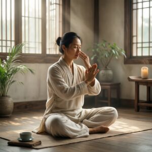 Утренний ритуал в стиле Востока за 15 минут для энергии, осанки и спокойствия