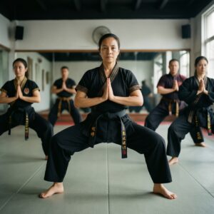 Мягкая мобильность для бойцов: йога-комплекс для тазобедренных, плечевых и голеностопных зон