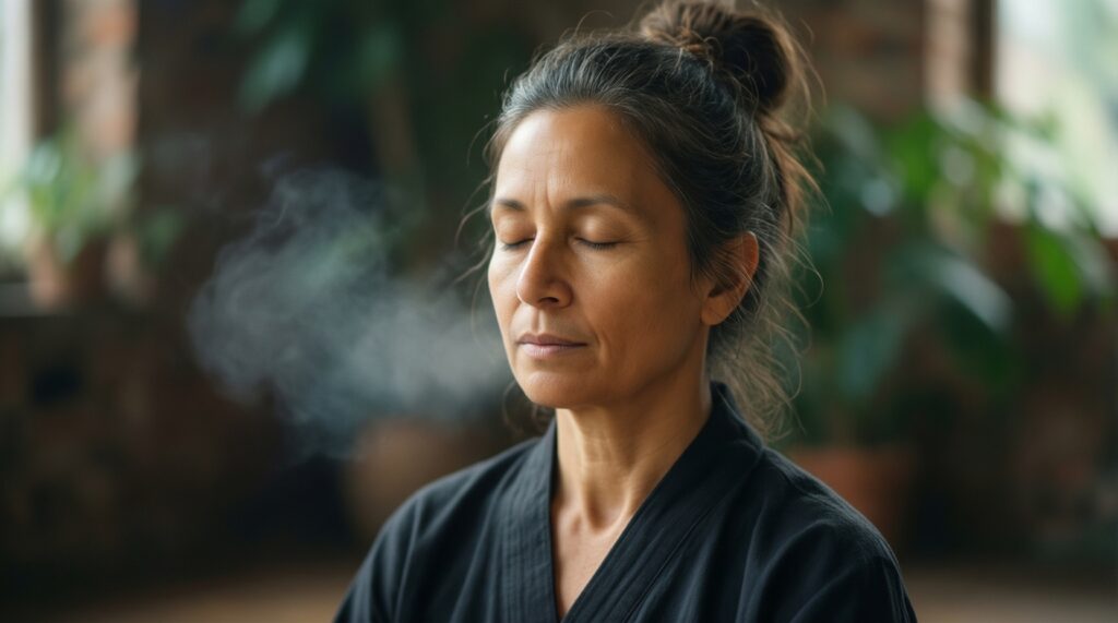 5 дыхательных техник из йоги для улучшения выносливости и восстановления после спаррингов - иллюстрация