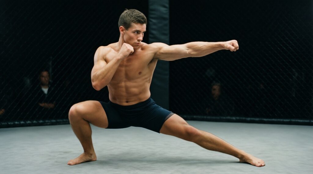 Мобилити для ударной техники: йога-комплекс для раскрытия тазобедренных и плеч - иллюстрация