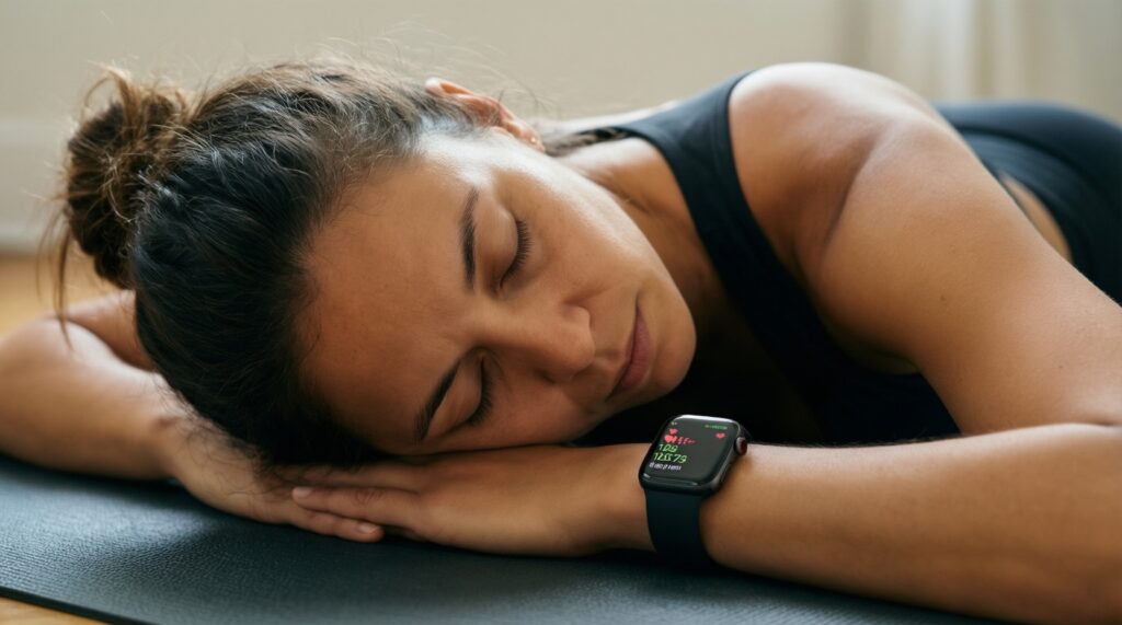 Восстановление нервной системы: йога-нидра и дыхание после тяжелых тренировок - иллюстрация