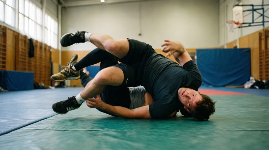 Техника падений и безопасность: как переносить навыки из единоборств в быт и спорт - иллюстрация