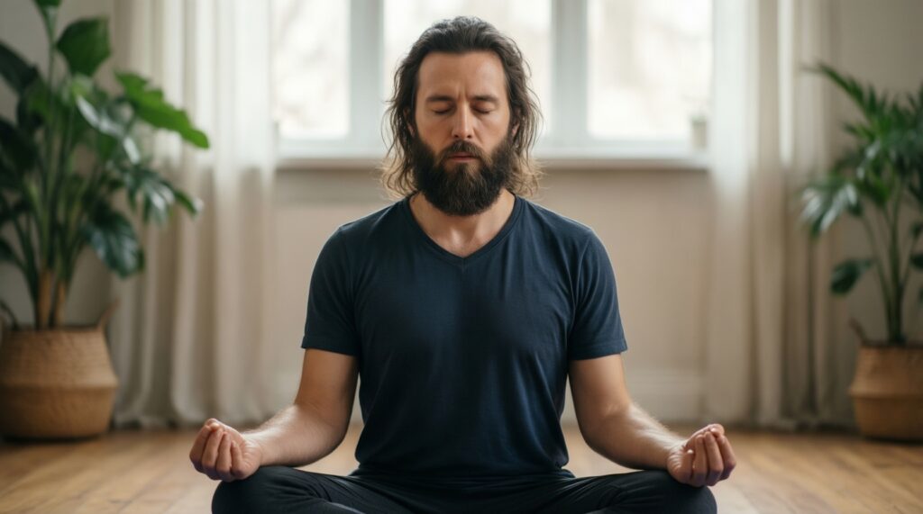 Дыхательные техники из йоги для выносливости и контроля в спарринге - иллюстрация