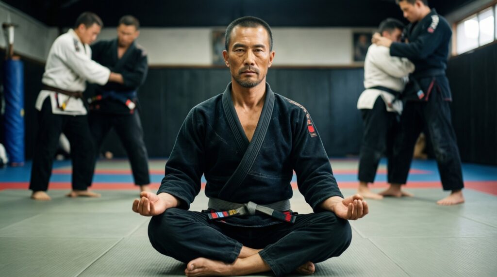 Ментальная подготовка бойца: медитация как тренировка внимания и стрессоустойчивости - иллюстрация