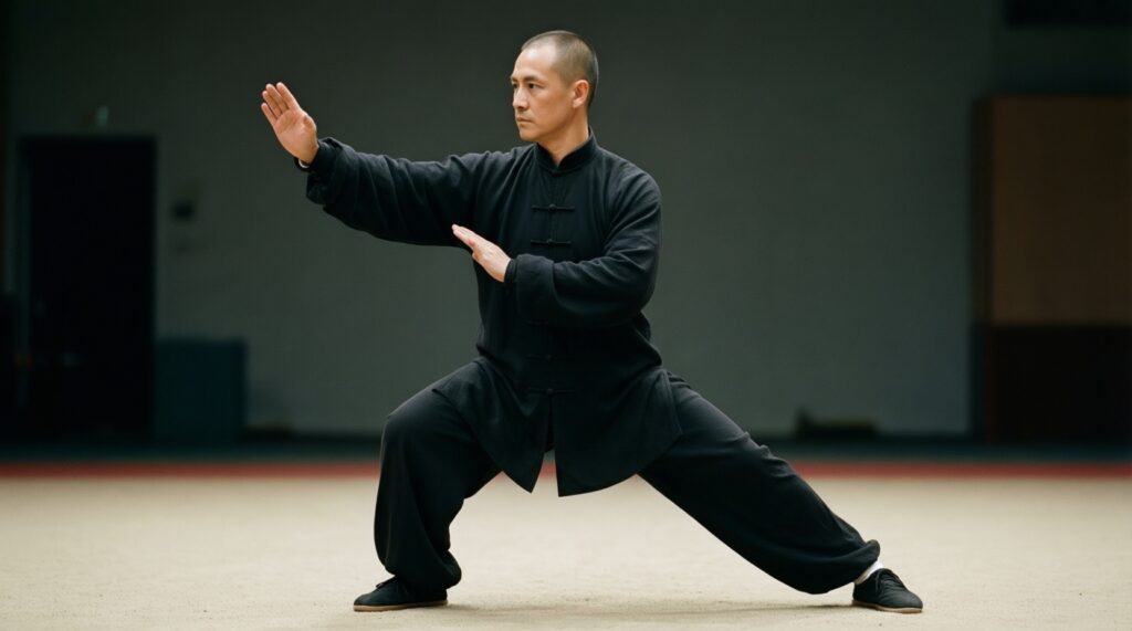 Баланс и работа стоп: упражнения из йоги и кунг-фу для устойчивости и координации - иллюстрация