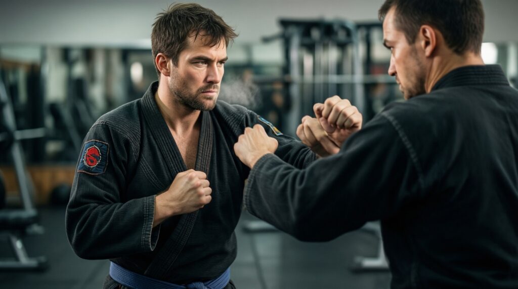 Осознанность в спарринге: как оставаться спокойным и читать соперника - иллюстрация