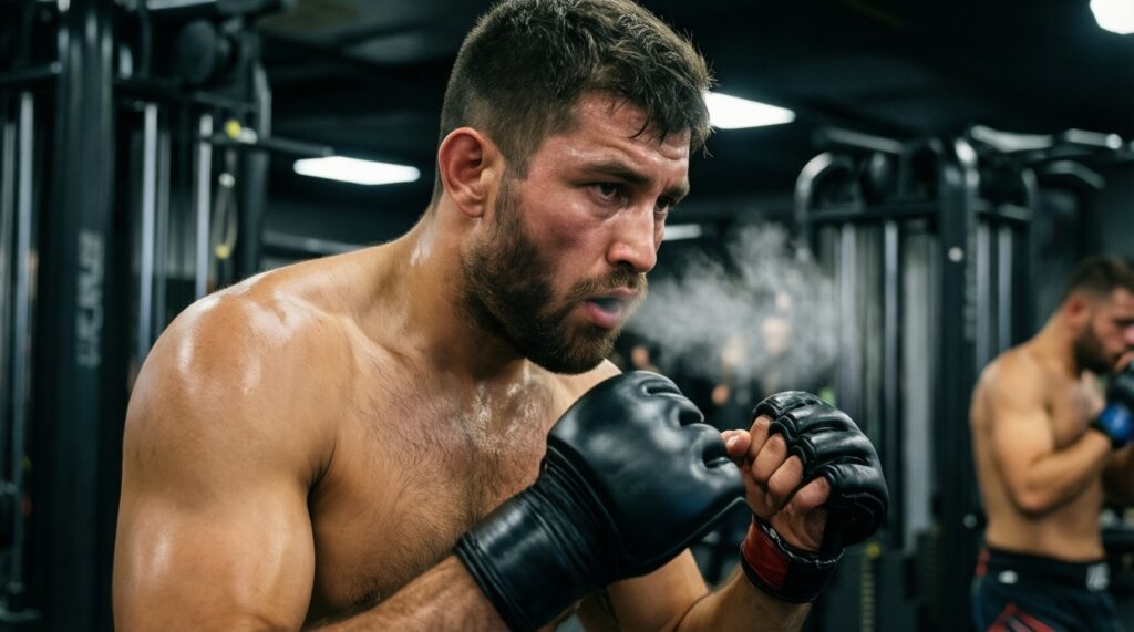 Дыхание в спарринге и на коврике: пранаяма, выносливость и контроль паники - иллюстрация