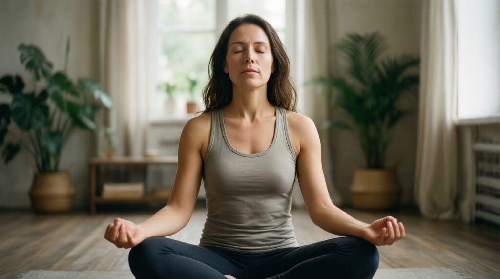 Дыхание в спарринге и на коврике: пранаяма, выносливость и контроль паники - иллюстрация