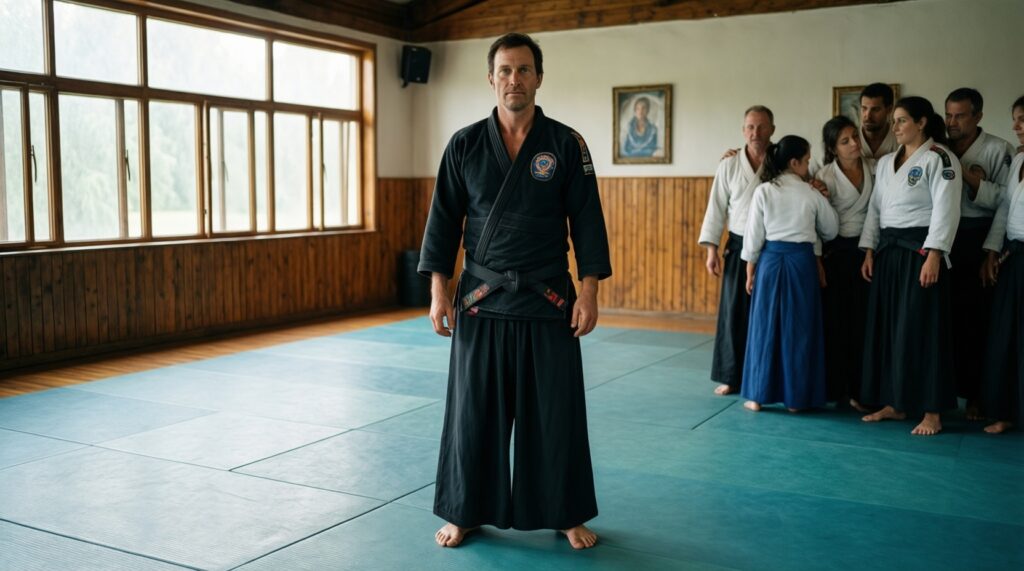 Сравнение подходов: дисциплина в додзё и осознанность на коврике - иллюстрация