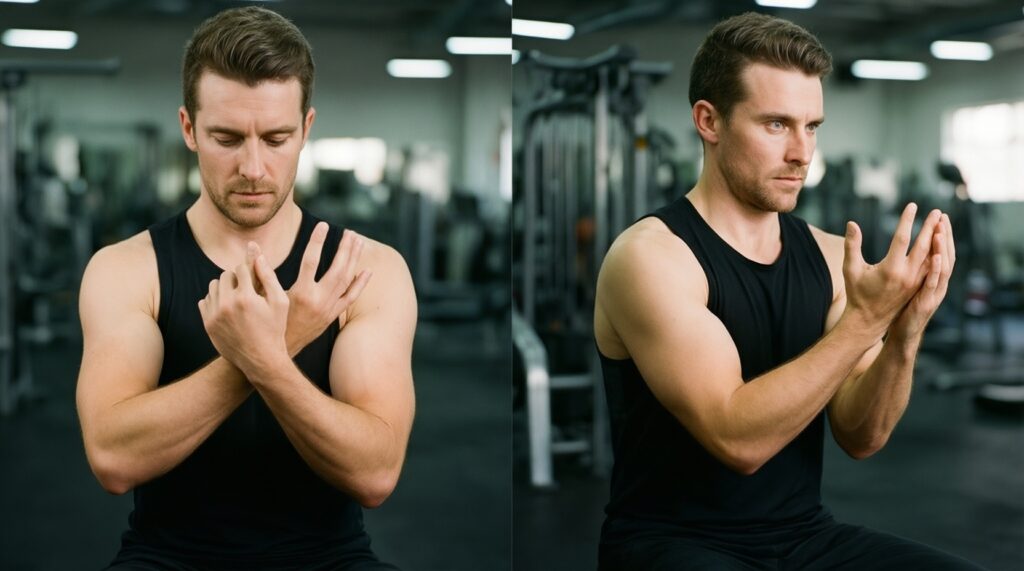 Тренировка запястий и предплечий: подготовка к упорам, захватам и ударам - иллюстрация